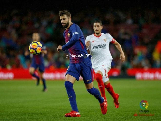 Gerard Piqué sempre roubando a cena a rola